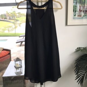 Black shift dress
